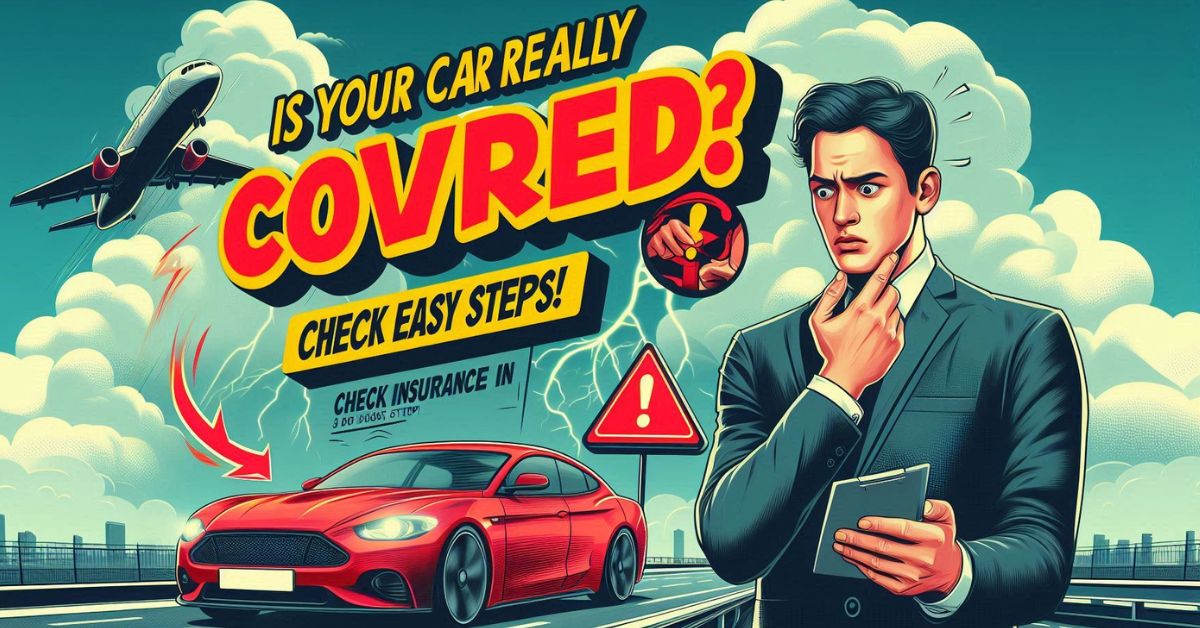 Check Vehicle Insurance in 3 Easy Steps: Don’t Risk Driving Uncovered!