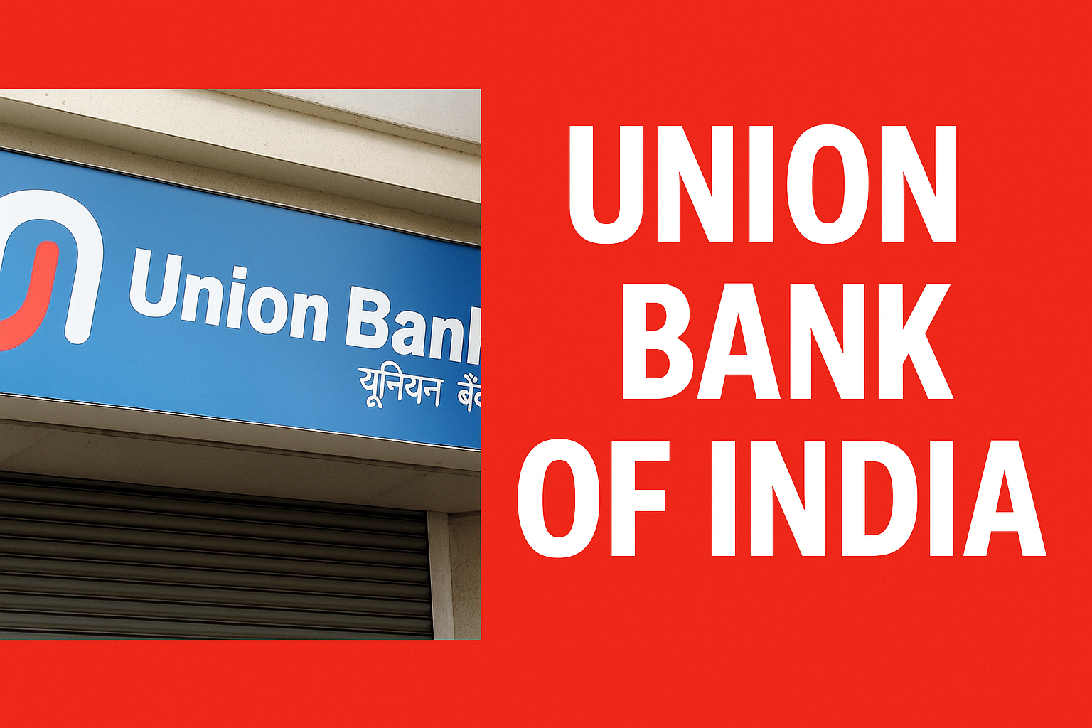 Union Bank of India: Best Banking Services, Loans, Accounts & More