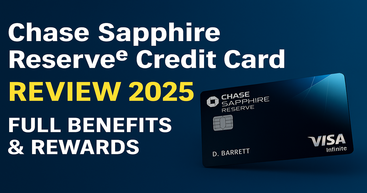 Chase Sapphire Reserve Credit Card Review 2025 | Full Benefits & Rewards