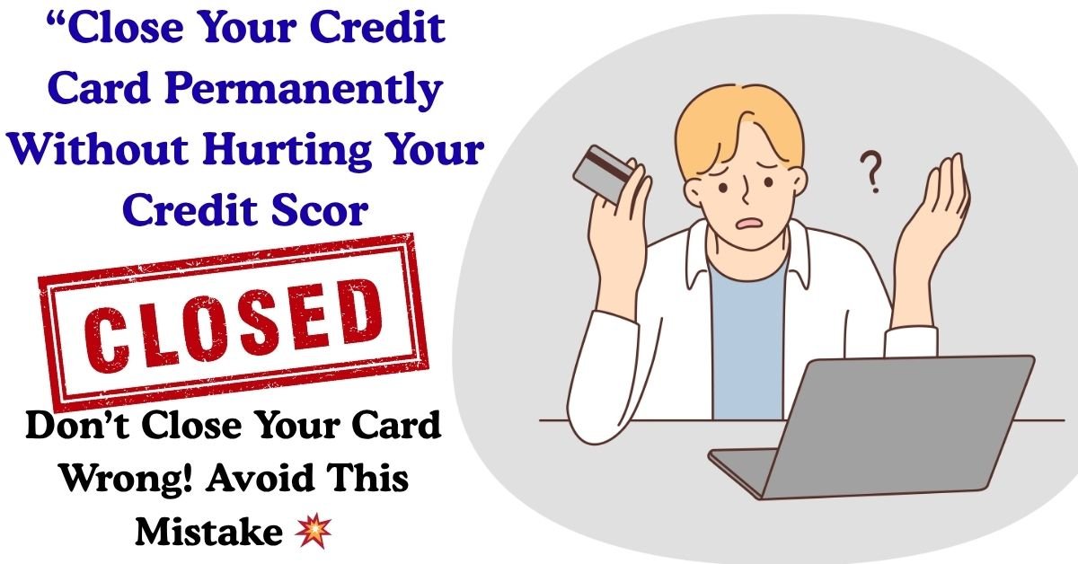 How to Close a Credit Card Permanently Without Affecting Your Credit Score