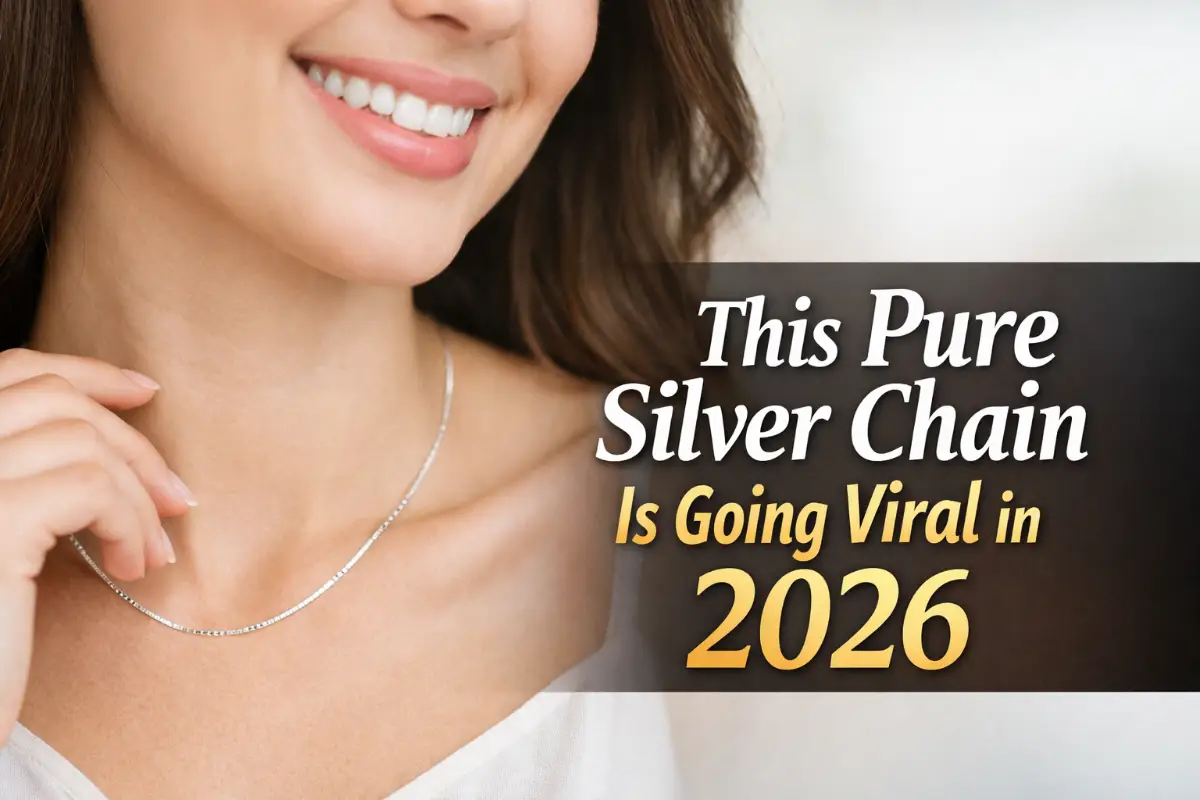 Pure Silver Chain for Women & Girls | 925 Sterling Daily Wear Jewellery