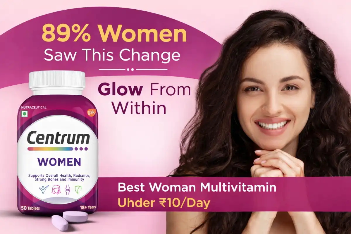 Best Woman Multivitamin in India 2026 – Centrum Women 50 Tablets Review
