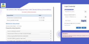 BPCL Admit Card 2026 Out for Process Technician & Operator, Exam on 12 Sep