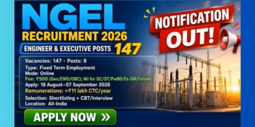 NTPC NGEL Engineer and Executive Recruitment 2026 Last Date Today
