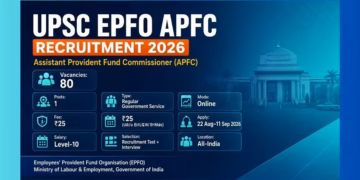 UPSC EPFO APFC Document Requirement